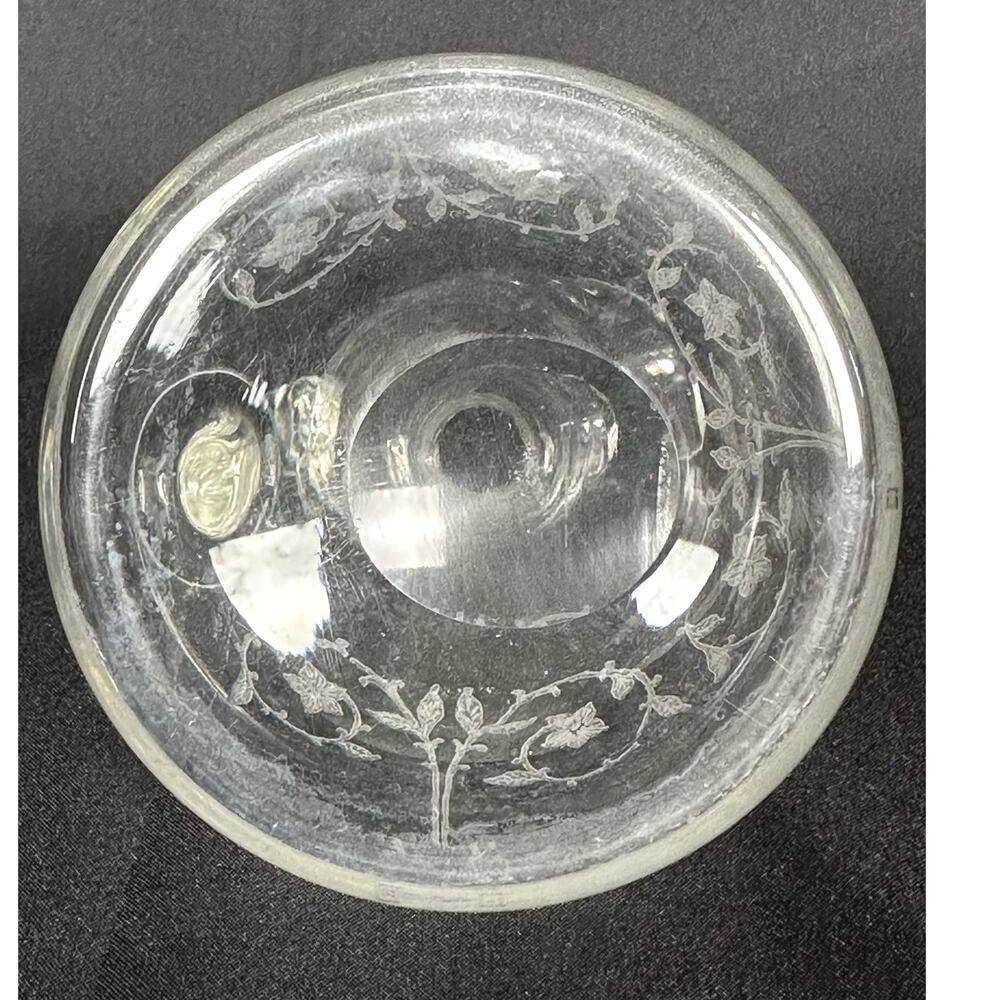 Fostoria Antique 1920's Etch 212 Crystal Cruet-Extremely Rare Find! - Picture 7 of 9